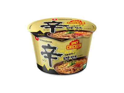 農心)辛ﾗｰﾒﾝｽﾊﾟｲｼｰﾁｷﾝｶｯﾌﾟ114g