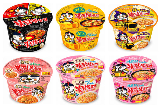 ブルダックカップ麺 6種食べ比べセット