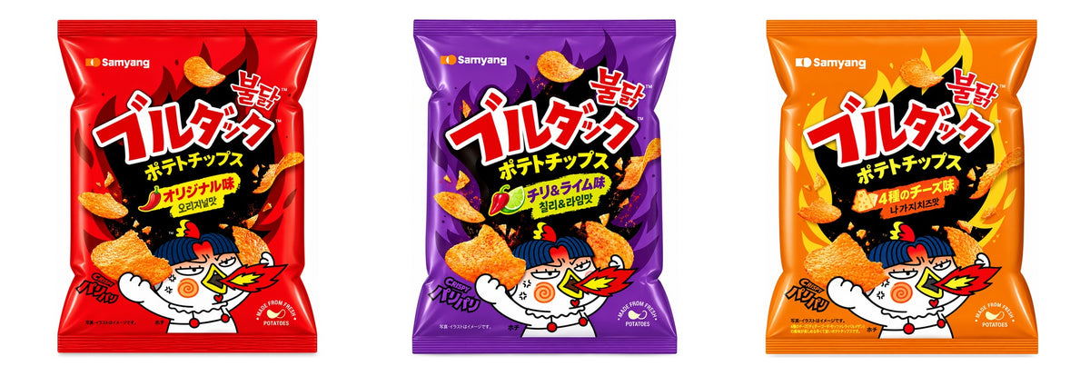 ブルダックポテトチップス 3種セット