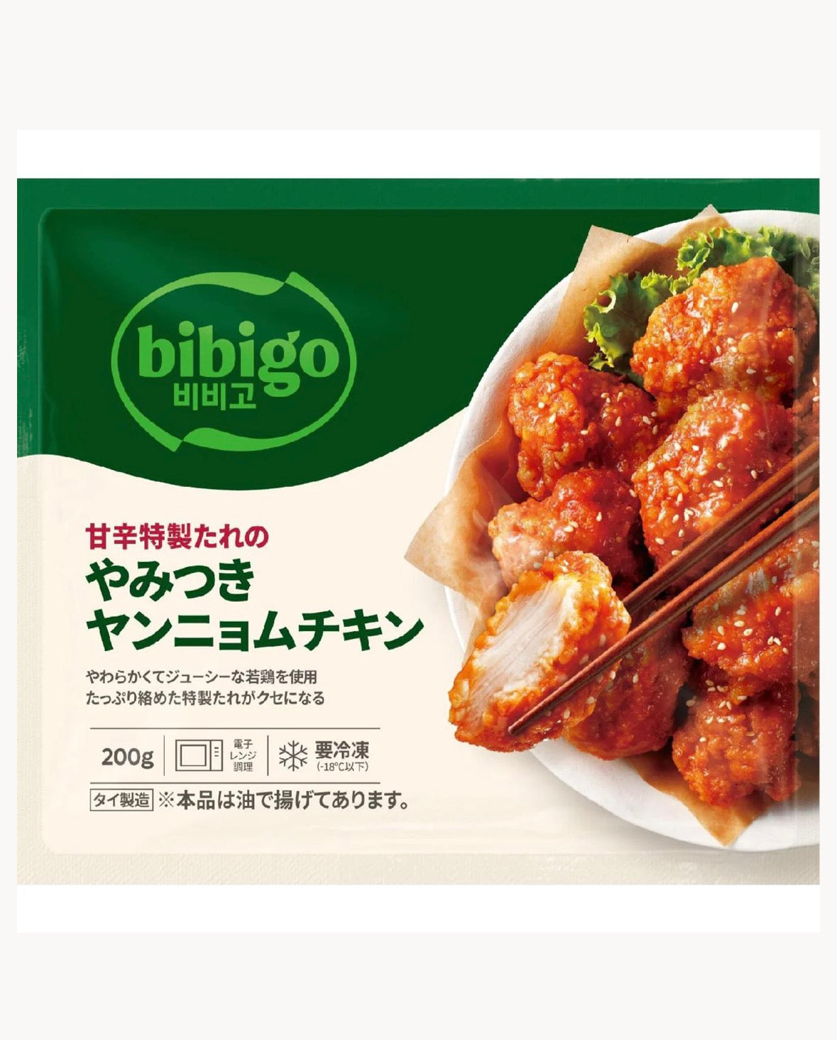 bibigo 甘辛やみつきヤンニョムチキン 350g