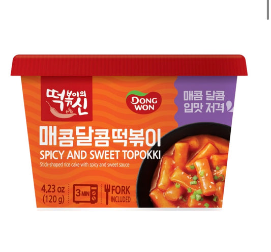 東遠 カップトッポキ 甘辛味 120g